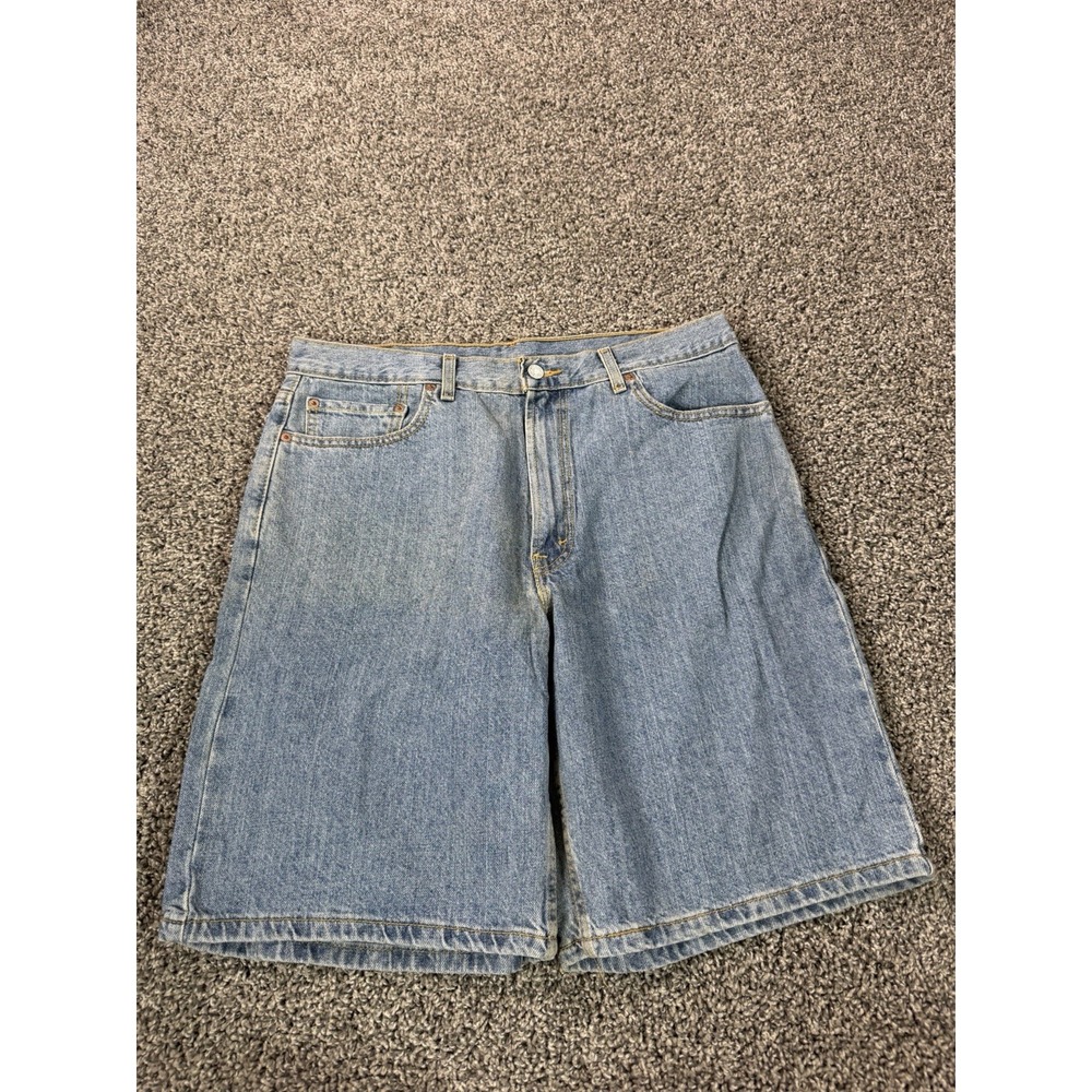 Vintage Y2K Levi's Denim Jean Shorts Men's Size 36 Blue